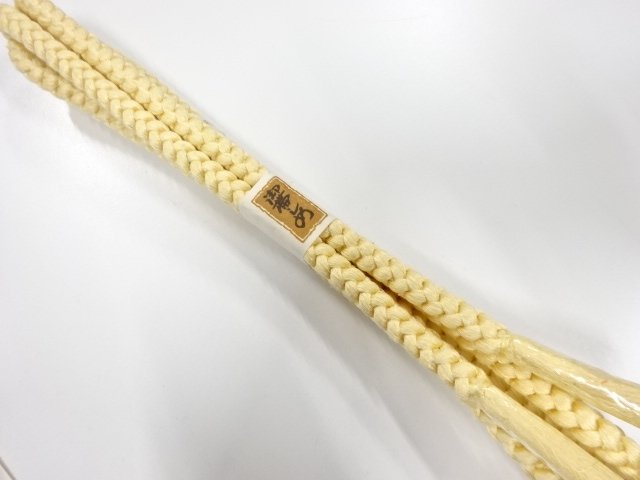 JAPANESE KIMONO / UNUSED HAND-TIED OBIJIME